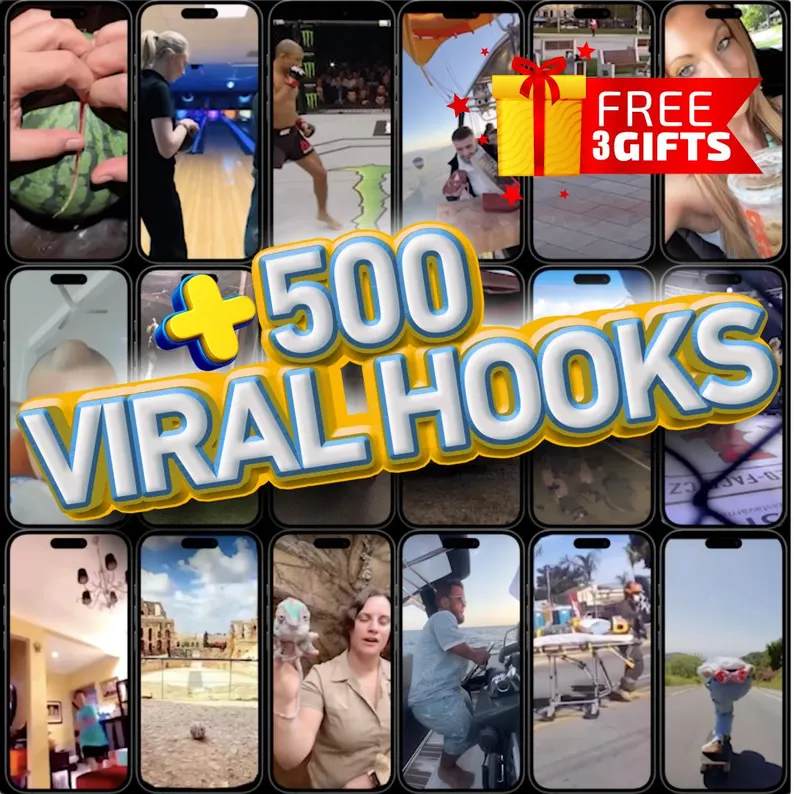 500+ Viral Hook Clips Bundle Trending Video